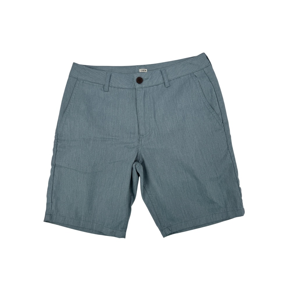 Katin Chino Shorts Mens 30 Blue Grey Heathered Surf Coastal Casual Summer